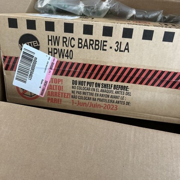 Barbie Doll The Movie Car Pink Corvette RC Hot Wheels Mattel New Remote control - Picture 5 of 5